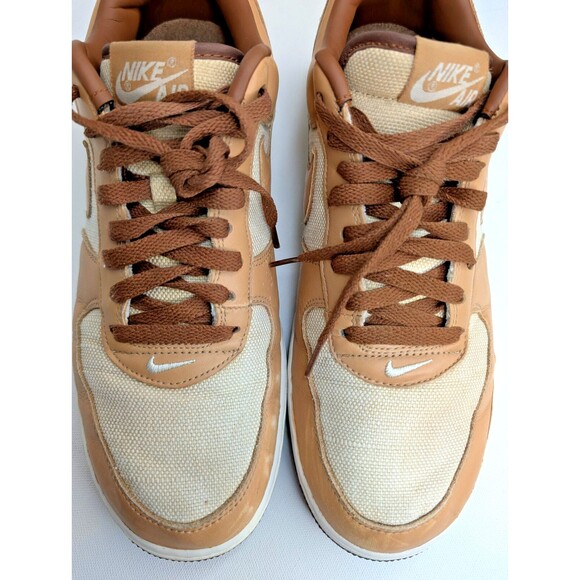 Nike Mens Air Force 1 Low Acorn Sneakers Sz 11.5 Running Basketball DJ6395-100 - Picture 6 of 9